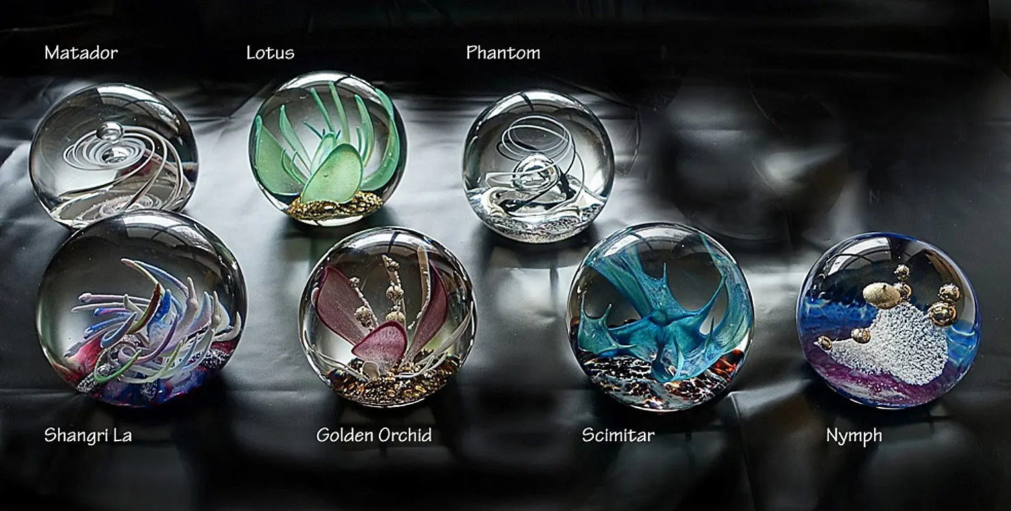Farfalla Paperweight 07 7x limitiert Selkirk nach Absatz 7
