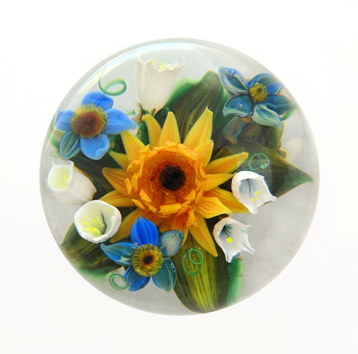 Farfalla Paperweight Ayotte Melissa Dahlie Miniatur MA 027