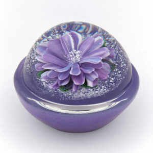 Farfalla Paperweight Ayotte Melissa Flora Sphere Wegwarte MA 008