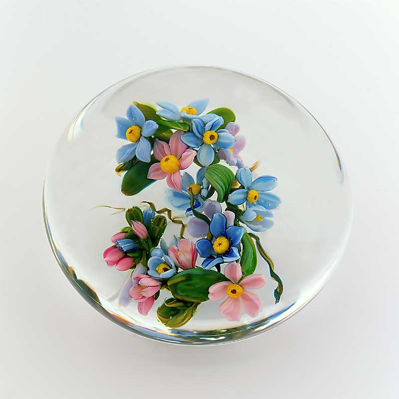 Farfalla Paperweight Ayotte Melissa Forget me not MA 003