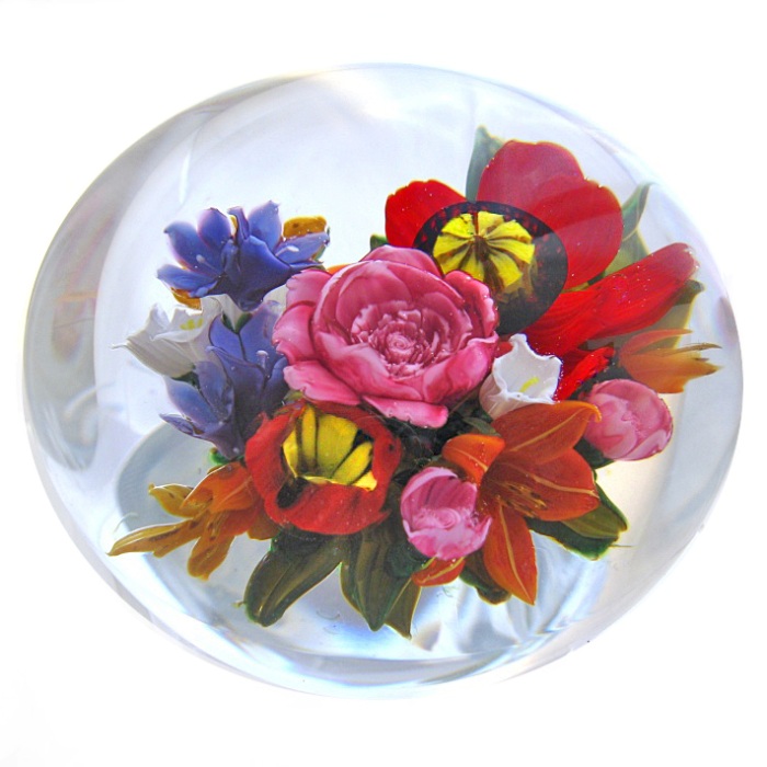 Farfalla Paperweight Ayotte Melissa Papaver MA 028