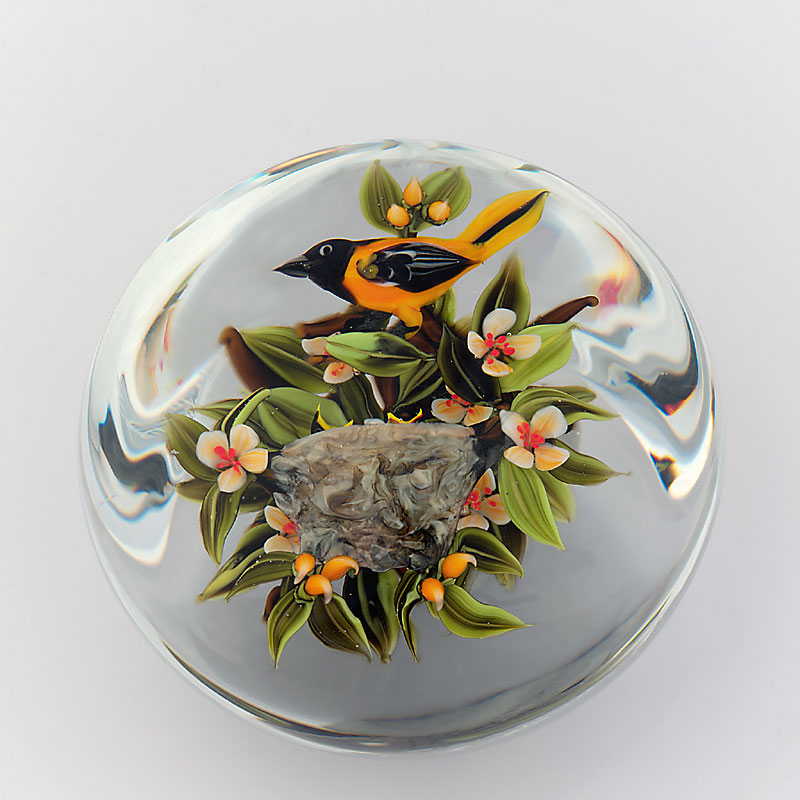 Farfalla Paperweight Ayotte Rick Baltimore Pirol RA 977