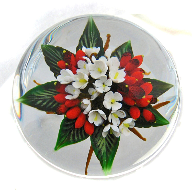 Farfalla Paperweight Ayotte Rick Beerenbukett RA 1052