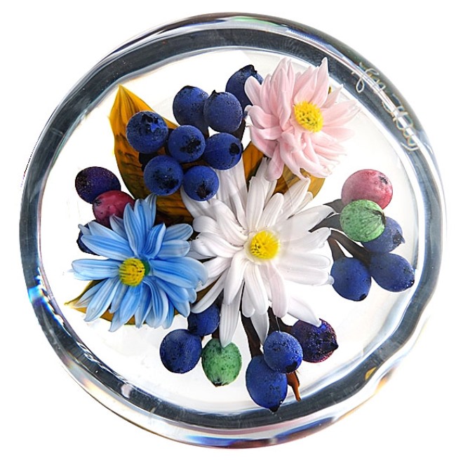 Farfalla Paperweight Ayotte Rick Bukett Countryside RA 983 2