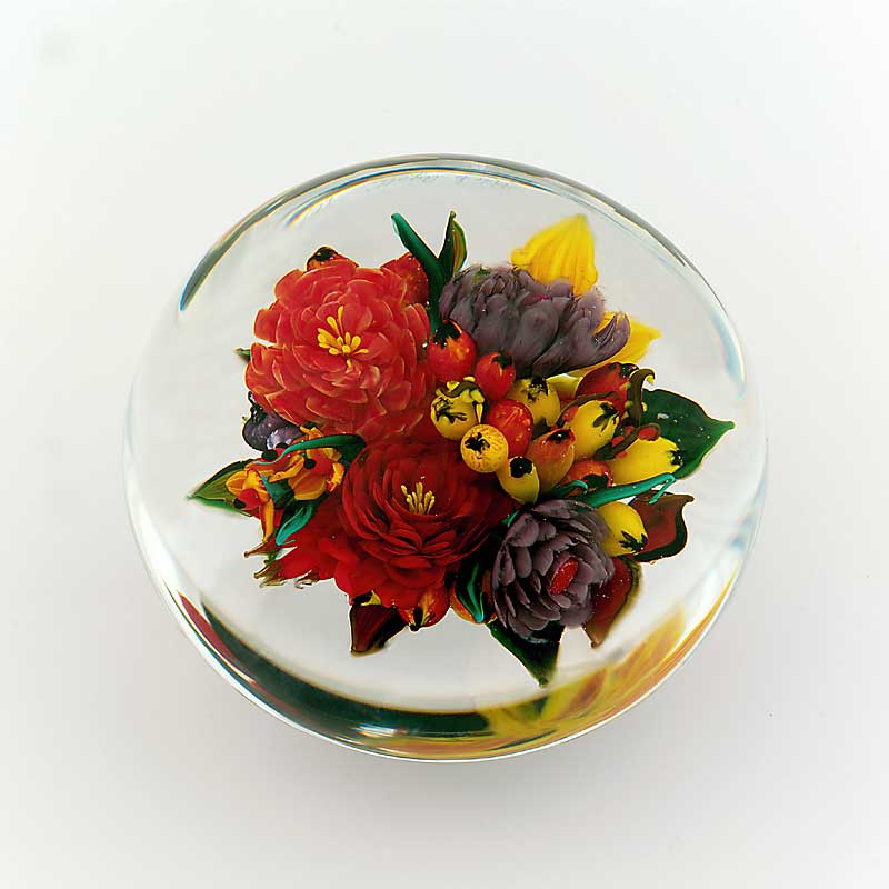 Farfalla Paperweight Ayotte Rick Herbstbukett RA 1007