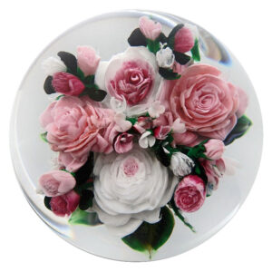 Farfalla Paperweight Ayotte Rick Mousseline alte chinesische Rose RA 998 3