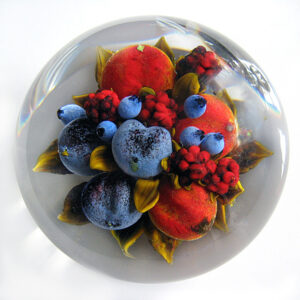Farfalla Paperweight Ayotte Rick Obstkorb Bountiful RA 1037