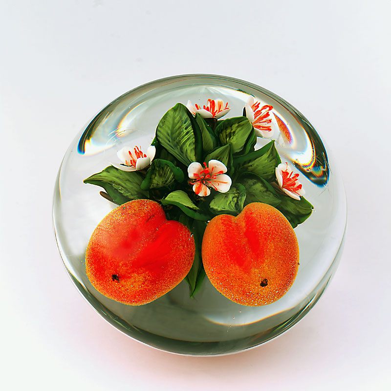 Farfalla Paperweight Ayotte Rick Pfirsiche RA 1012