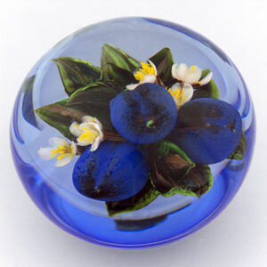 Farfalla Paperweight Ayotte Rick Prachtvolle Pflaumen RA 1031 2