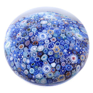 Farfalla Paperweight Baccarat Caché caché papillons bleu BC 2631