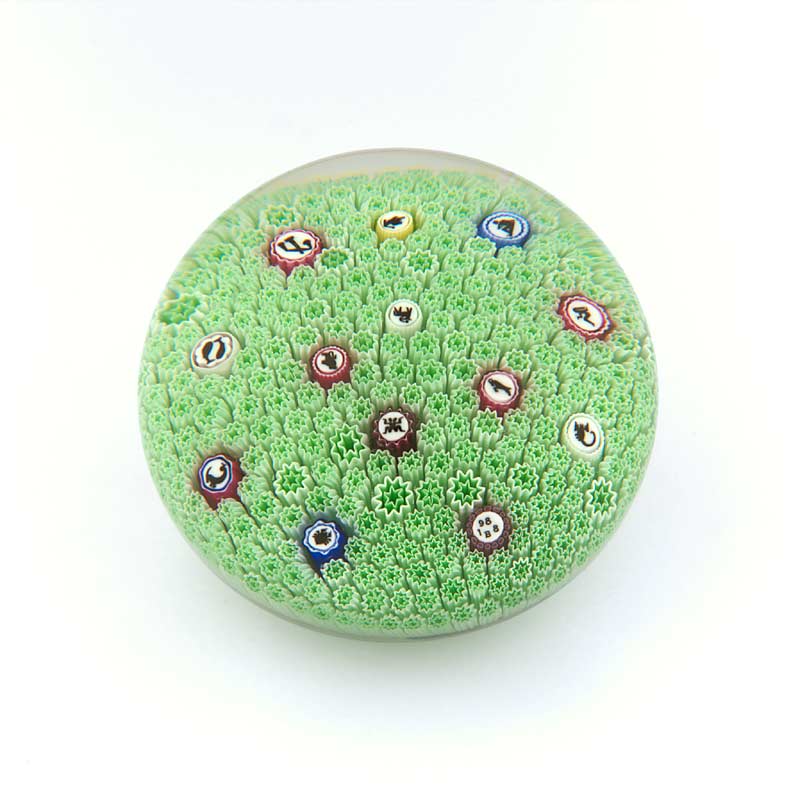 Farfalla Paperweight Baccarat Carpet Ground BC 908