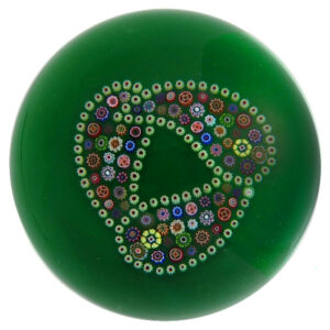 Farfalla Paperweight Baccarat Cashmere gruen BC 985