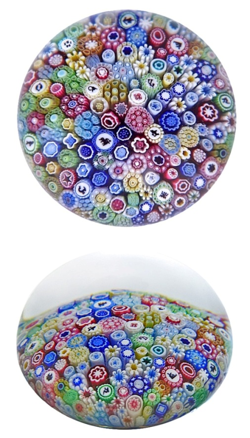 Farfalla Paperweight Baccarat Close Millefiori 1982 Der Klassiker BC 601 82 1