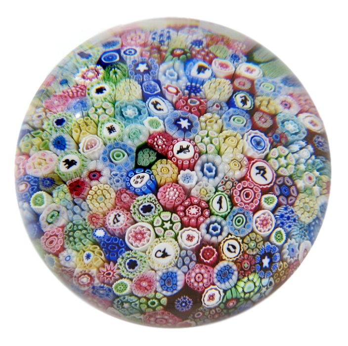 Farfalla Paperweight Baccarat Close Millefiori Der Klassiker BC 601 82