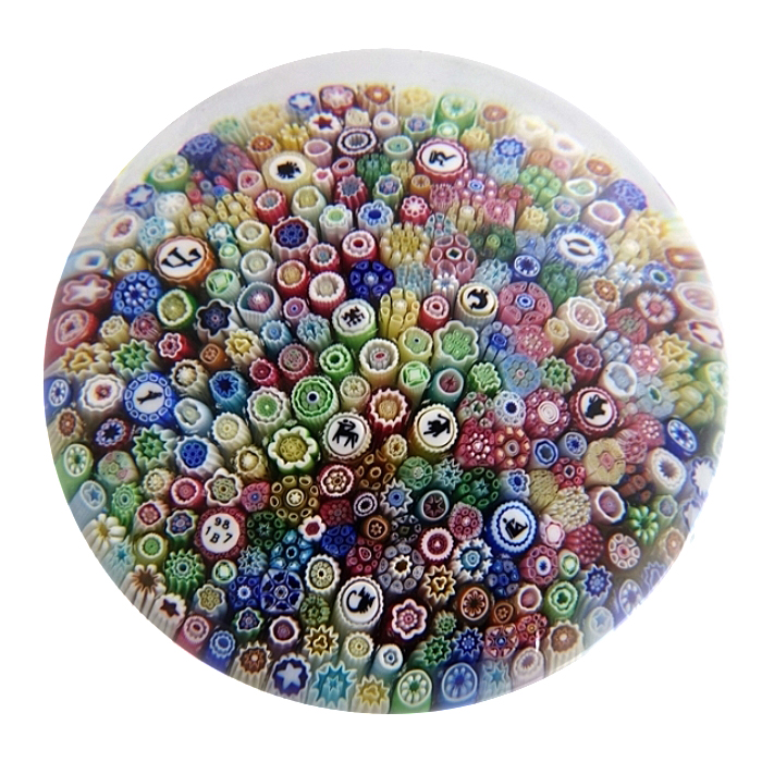 Farfalla Paperweight Baccarat Close Millefiori Der Klassiker BC 601 87