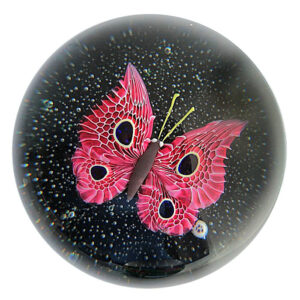 Farfalla Paperweight Baccarat Flight through the night BC 667 4