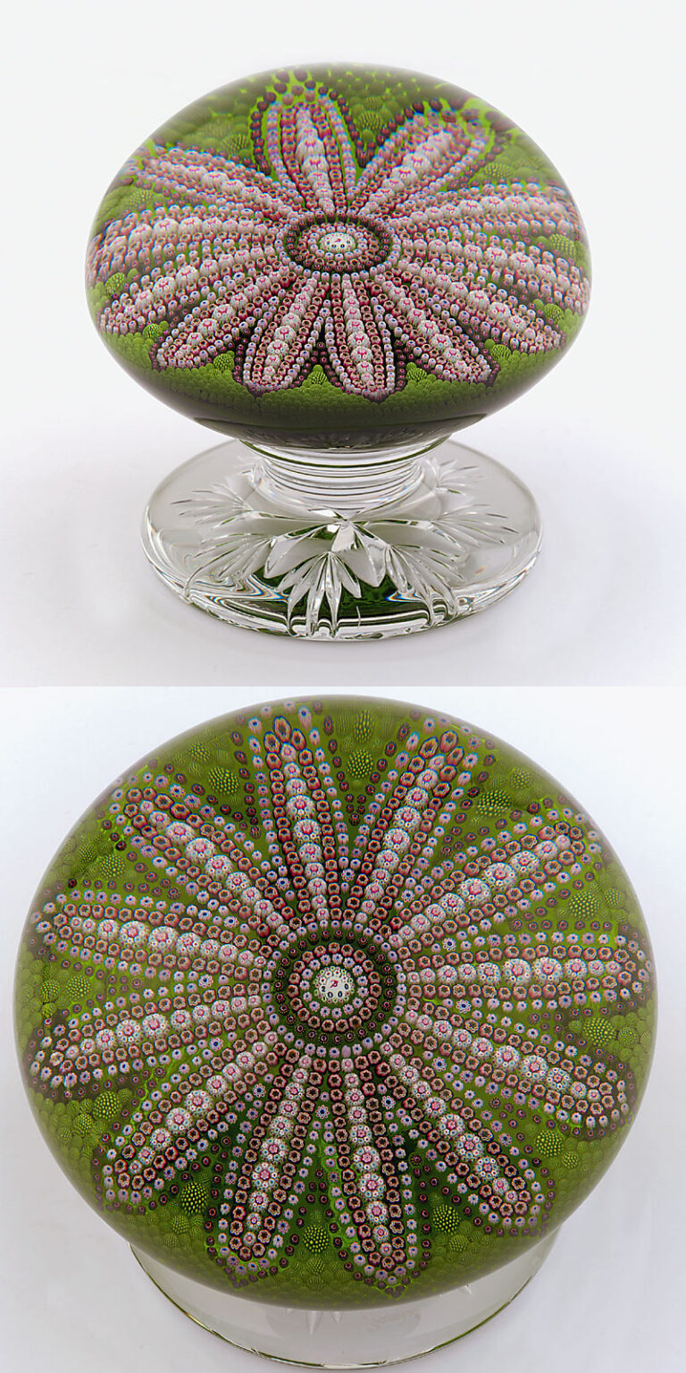 Farfalla Paperweight Baccarat Jardin Extraordinaire BC 2000