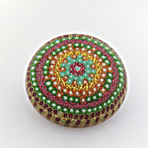 Farfalla Paperweight Baccarat Konzentrisches Millefiori BC 621 70