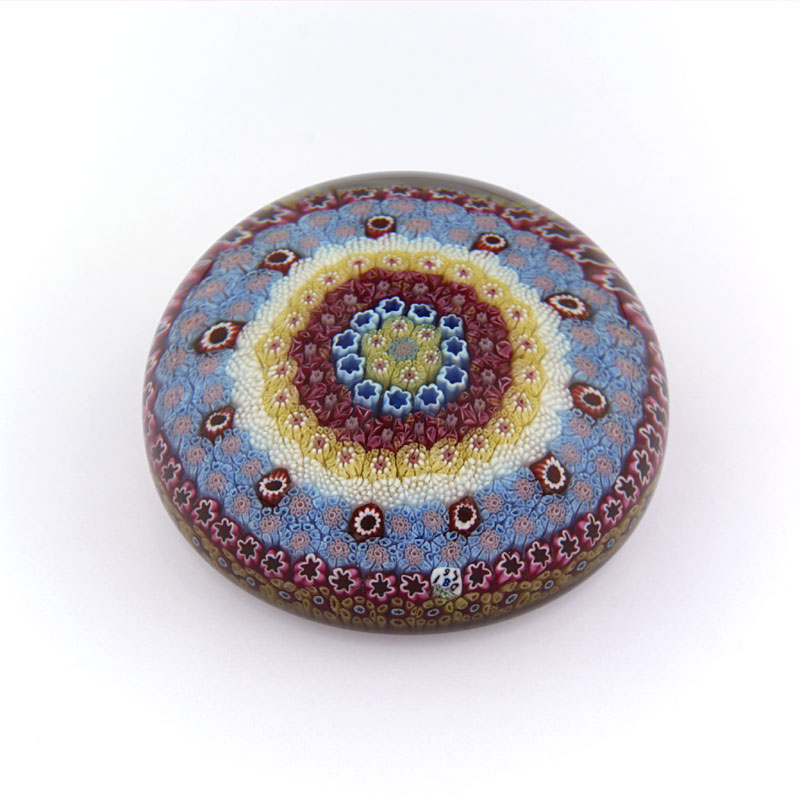 Farfalla Paperweight Baccarat Konzentrisches Millefiori BC 621 70 2