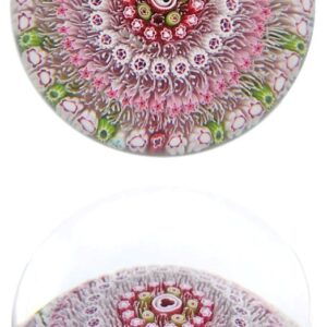 Farfalla Paperweight Baccarat Konzentrisches Millefiori BC 621 72