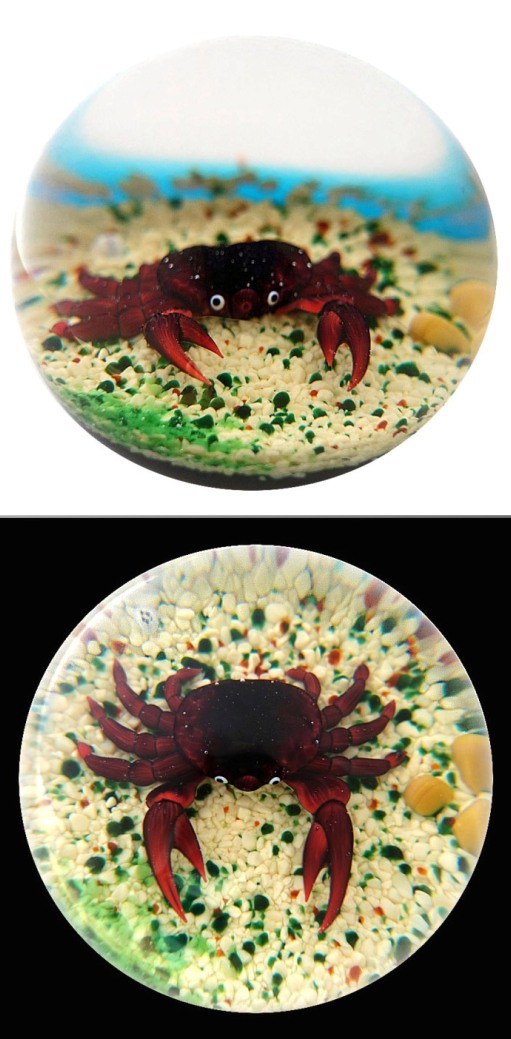 Farfalla Paperweight Baccarat Krabbe BC 813