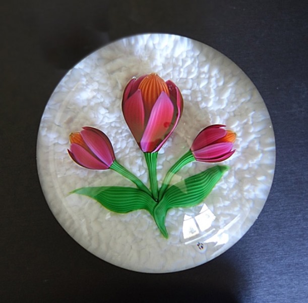 Farfalla Paperweight Baccarat Krokusse BC 689