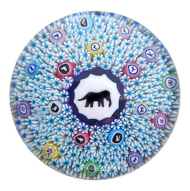 Farfalla Paperweight Baccarat Millefiori Gridel Elefant BC 638 2