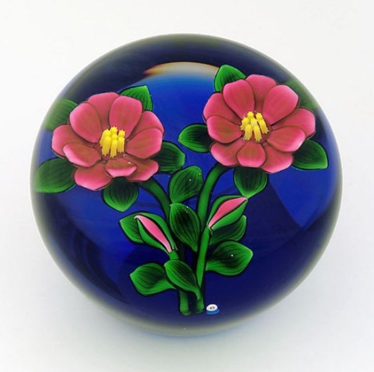 Farfalla Paperweight Banford Bob Pelargonium BB 110