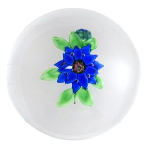 Farfalla Paperweight Blaue Kamelie 1027 CL