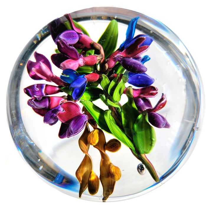 Farfalla Paperweight Bracht Stefan Bluetenklaviatur SB 212