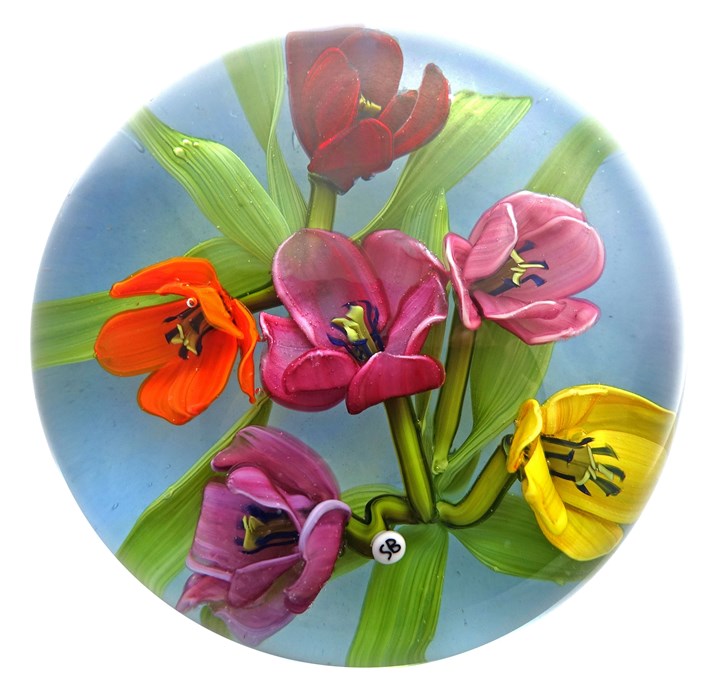 Farfalla Paperweight Bracht Stefan Bluetenpalette SB 165