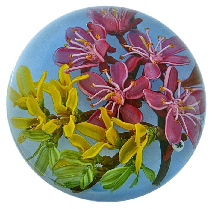 Farfalla Paperweight Bracht Stefan Bluetenregen SB 112