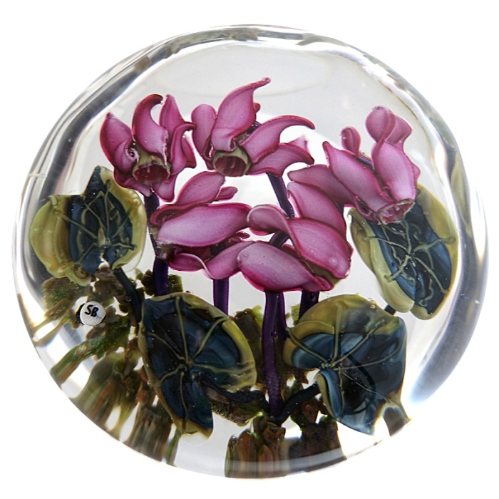 Farfalla Paperweight Bracht Stefan Bluetenwalzer II SB 105