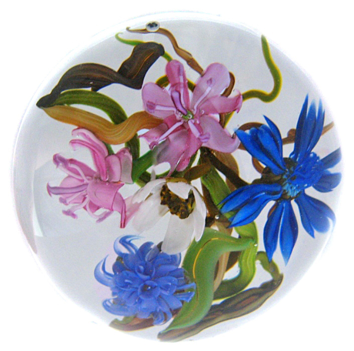 Farfalla Paperweight Bracht Stefan Bluetenwirbel SB 030