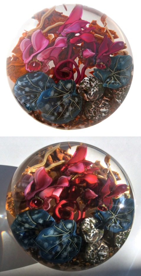 Farfalla Paperweight Bracht Stefan Drei Ungleiche SB 117