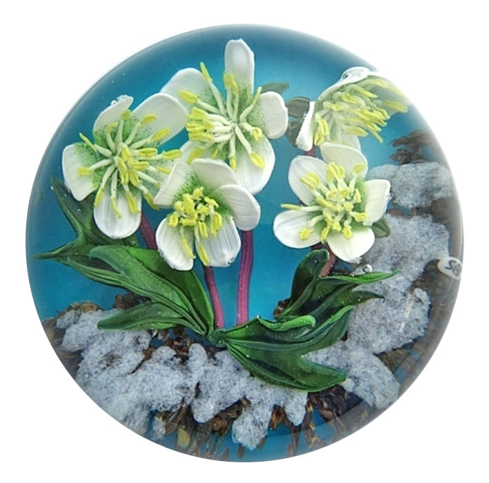 Farfalla Paperweight Bracht Stefan Eis auf Eis IV SB 196 x