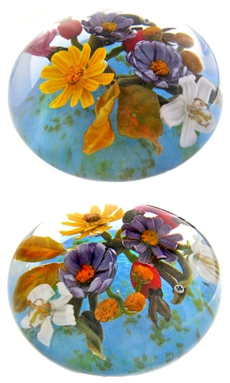 Farfalla Paperweight Bracht Stefan Farbenspiel im Herbstlicht SB 045