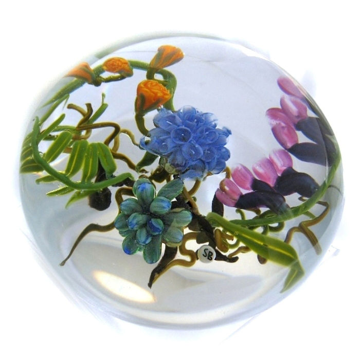 Farfalla Paperweight Bracht Stefan Filigrana SB 026