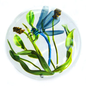 Farfalla Paperweight Bracht Stefan Frisch entfaltet SB 033