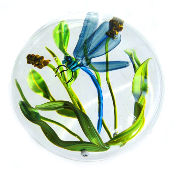 Farfalla Paperweight Bracht Stefan Frisch entfaltet SB 033