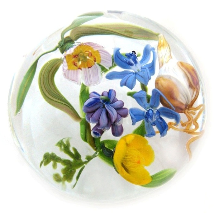 Farfalla Paperweight Bracht Stefan Fruehlingsleben SB 037