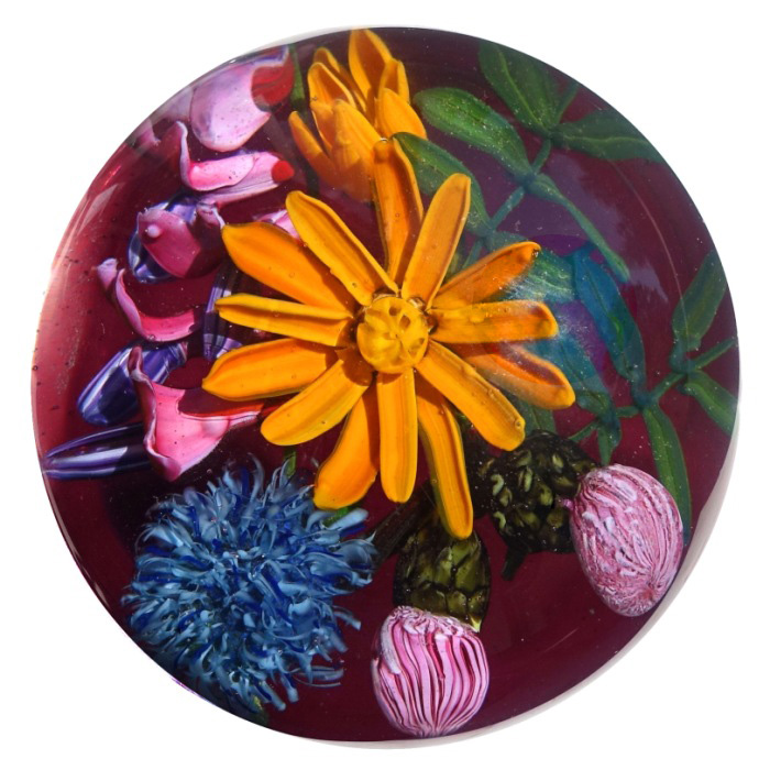 Farfalla Paperweight Bracht Stefan Gelbe Regentschaft SB 126