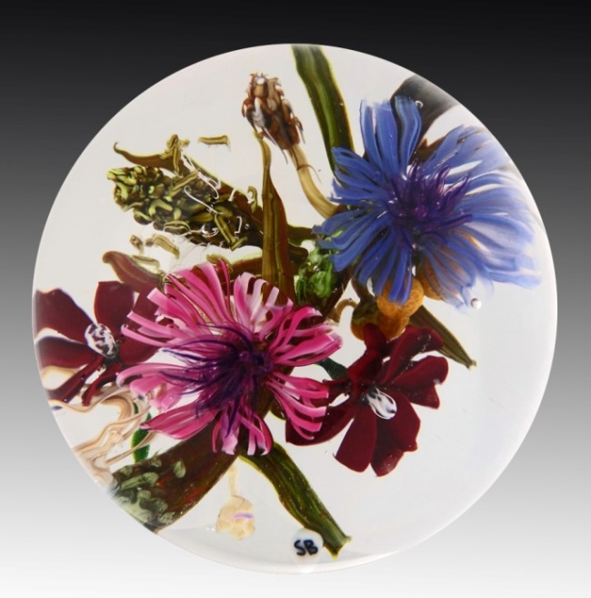 Farfalla Paperweight Bracht Stefan Gleichzeitiges SB 140