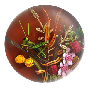 Farfalla Paperweight Bracht Stefan Grashuepfer In einer eigenen Welt VII SB 186