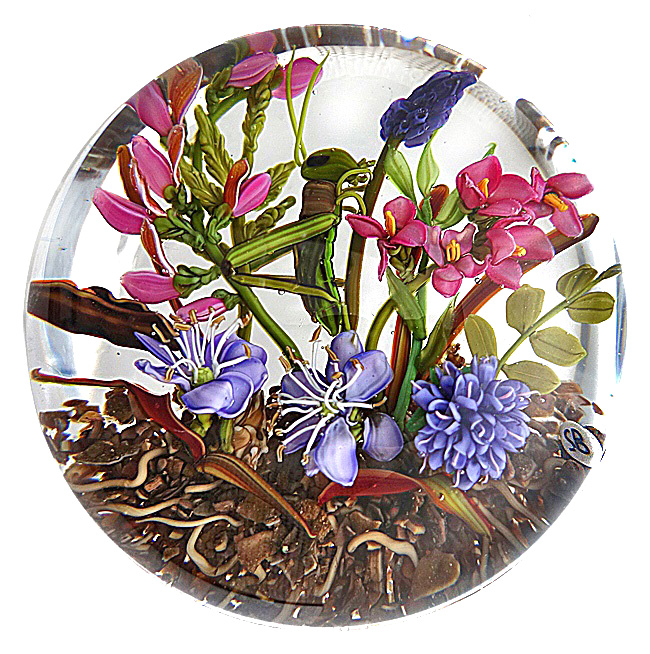 Farfalla Paperweight Bracht Stefan Grashuepfer In einer eigenen Welt VI SB 180