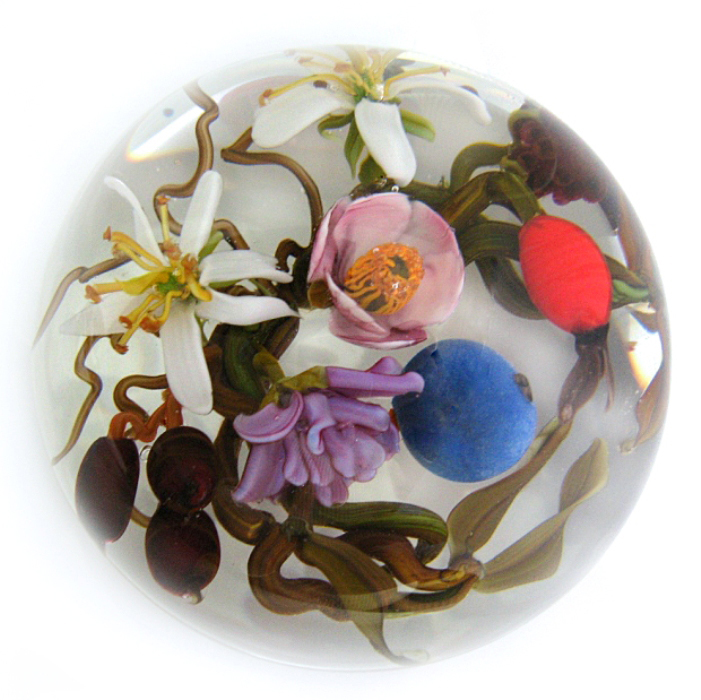 Farfalla Paperweight Bracht Stefan Herbstliche Windungen SB 031