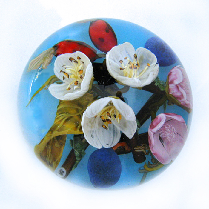 Farfalla Paperweight Bracht Stefan Im Stil der alten Meister SB 015