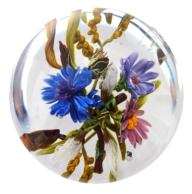 Farfalla Paperweight Bracht Stefan Kreislaeufe der Natur SB 174