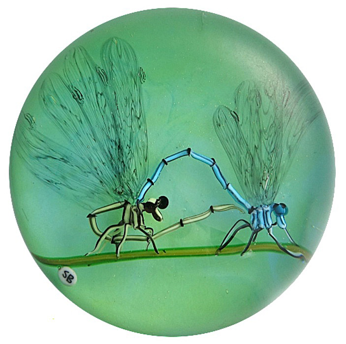 Farfalla Paperweight Bracht Stefan Lebenszyklus II SB 120