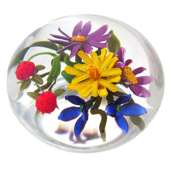 Farfalla Paperweight Bracht Stefan Leuchtende Tupfen ueberall SB 055